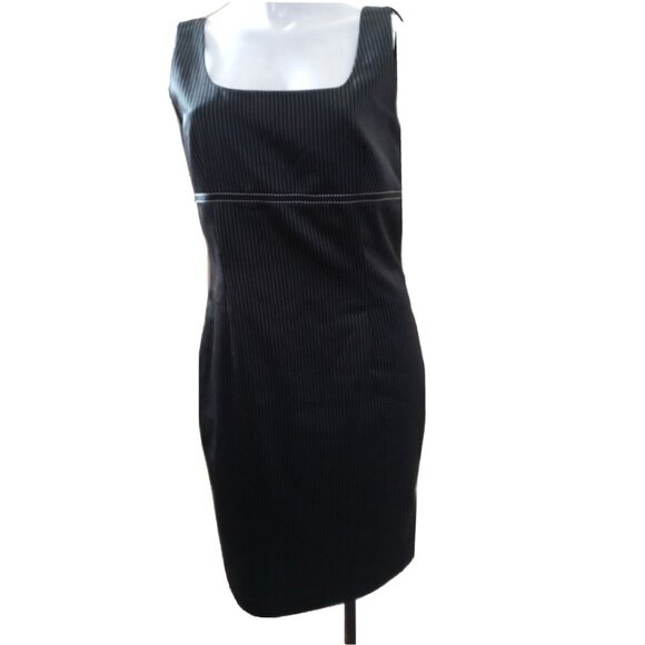 Isabel & Nina Dresses & Skirts - Isabel & Nina Sleeveless lined Black zippers Dress, Size 8 spaghetti  pretty.